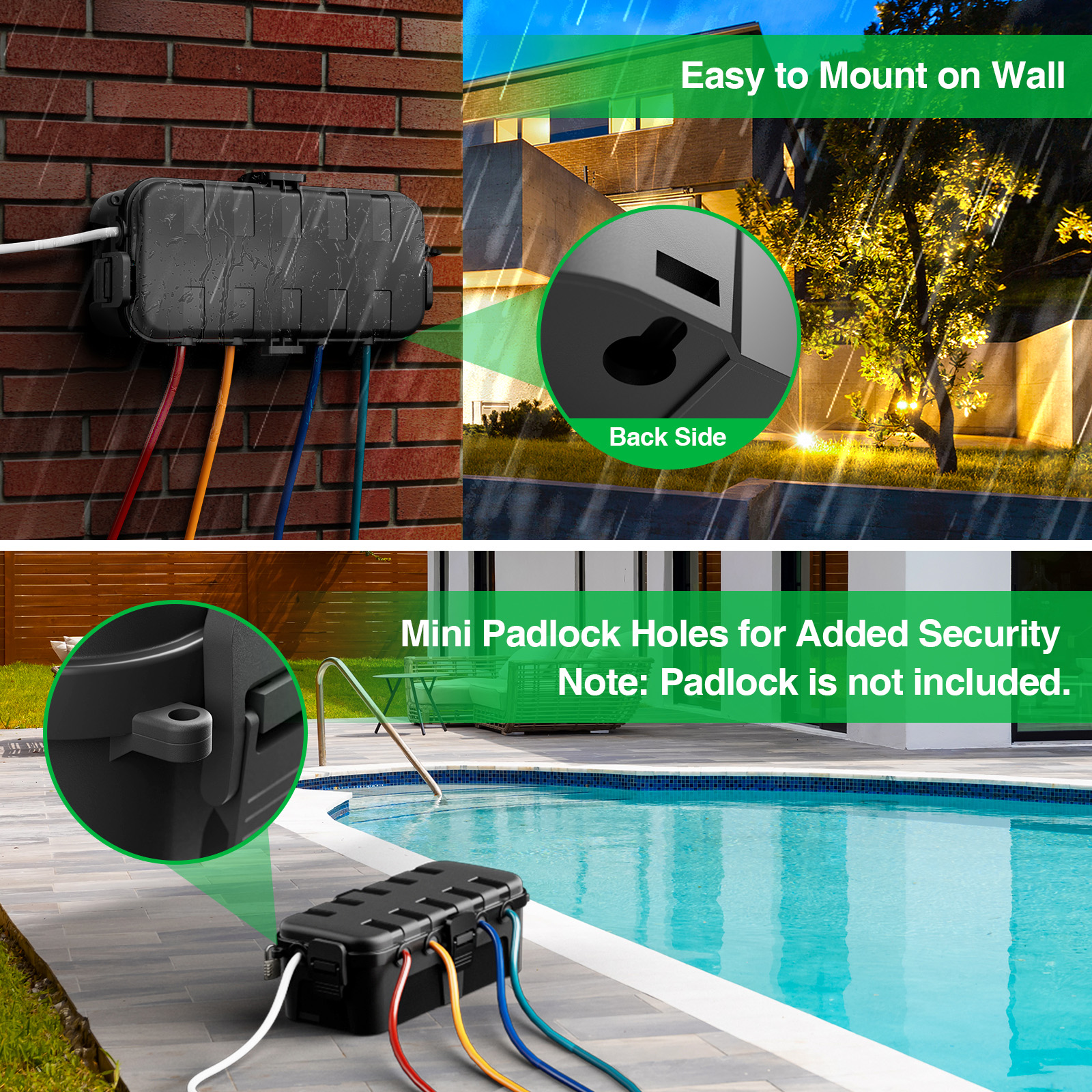 Medium Outdoor Electrical Box, - Outdoor Power Socket review and price